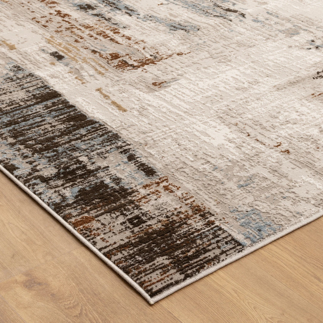 Expressions White and Light Blue Rug