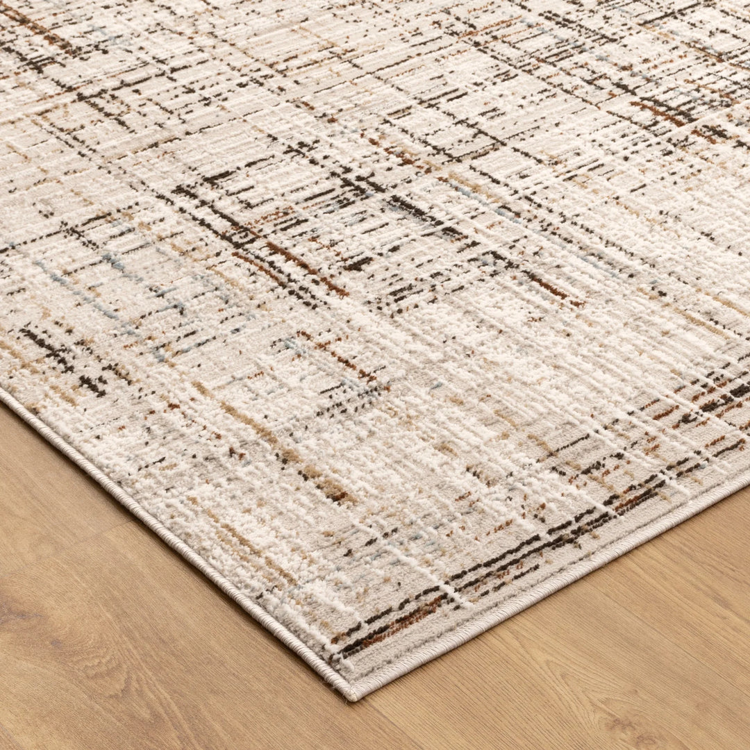 Expressions White and Light Blue Rug