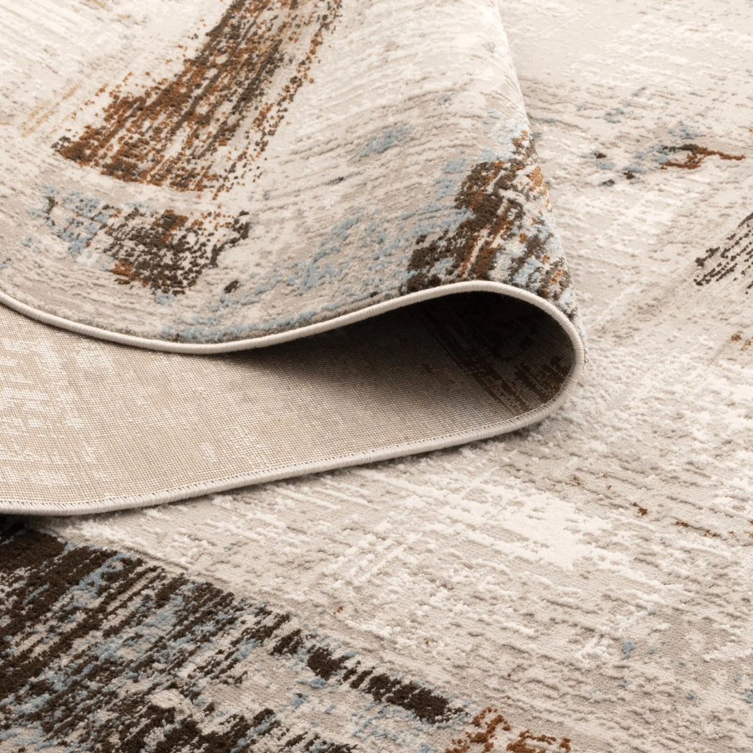 Expressions White and Light Blue Rug