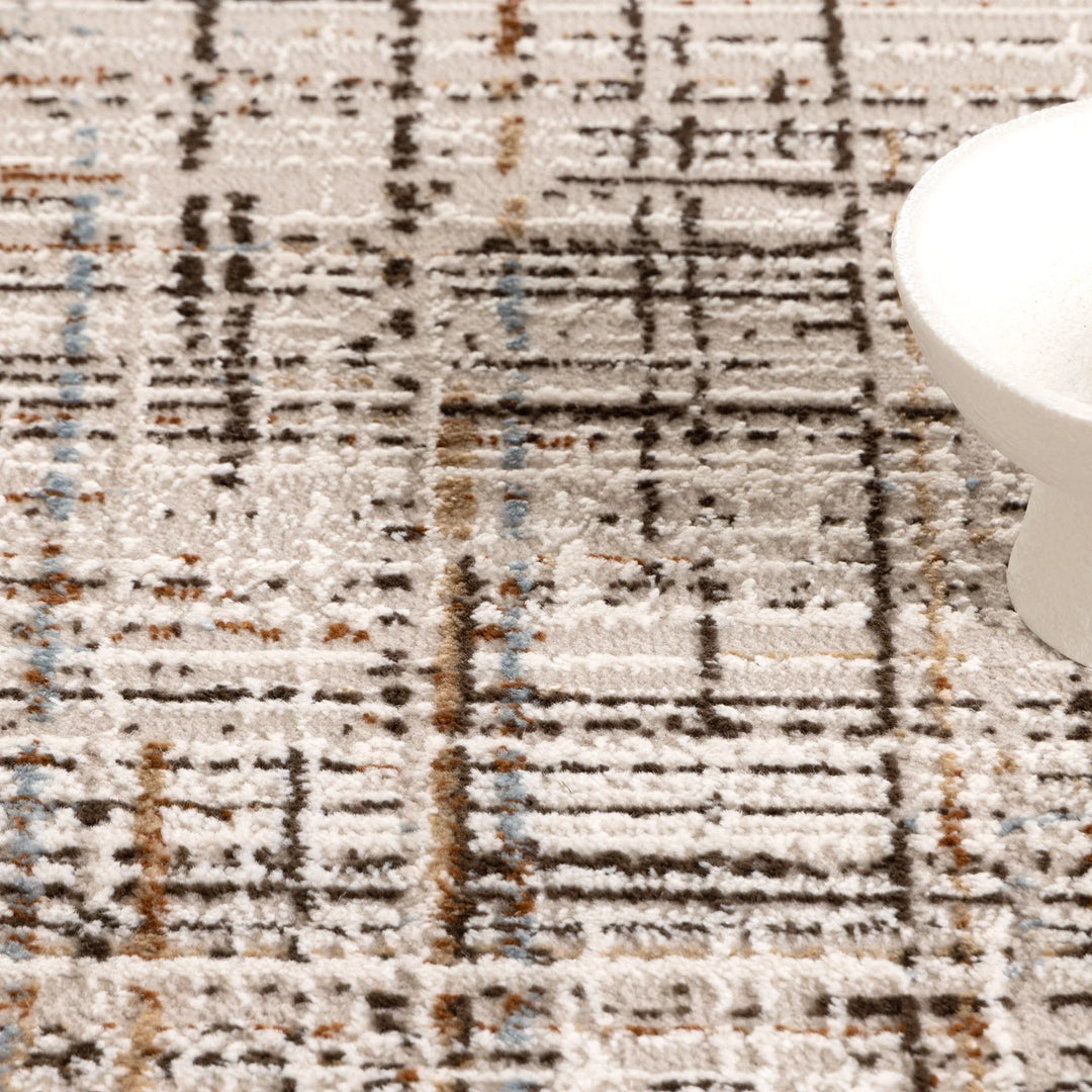 Expressions White and Light Blue Rug