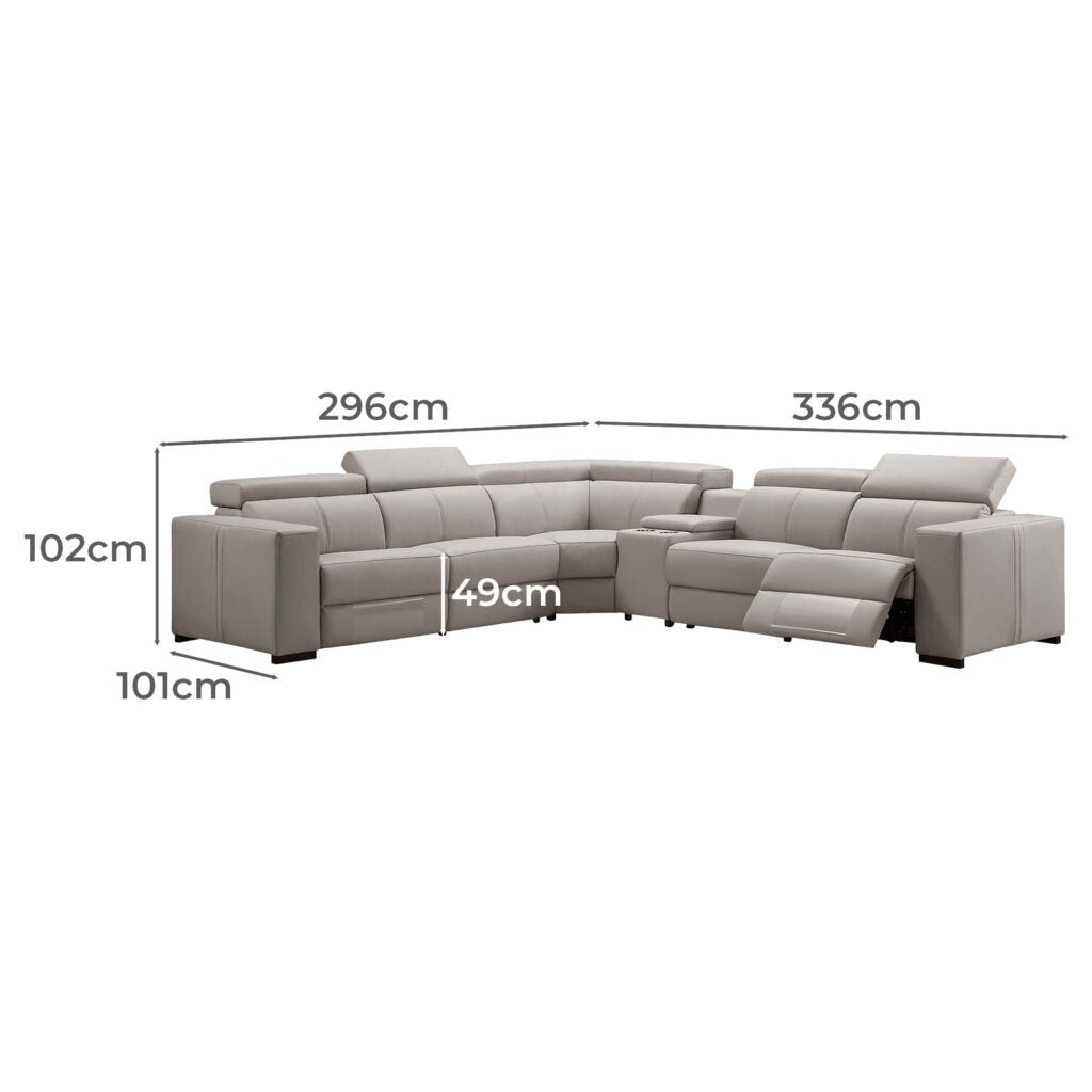 Ezalore 6 Seater Modular Recliner Sofa