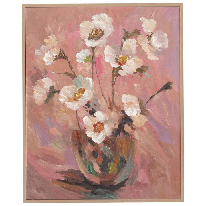 Faded Flora Canvas Painting
