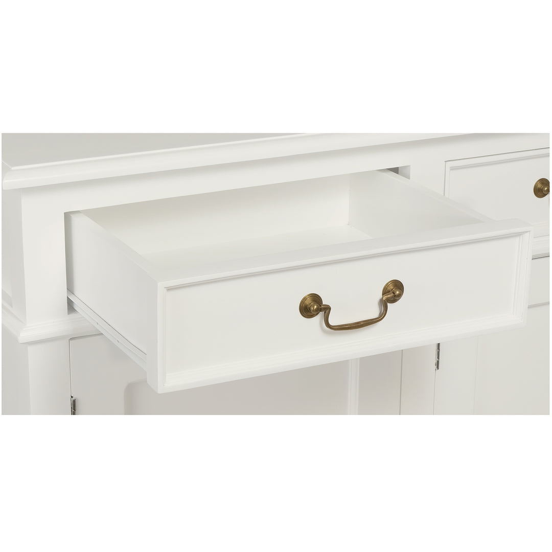 Farmhouse 4 Door 4 Drawer Buffet - White