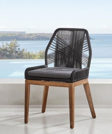 Faro Outdoor Dining Chair - Black