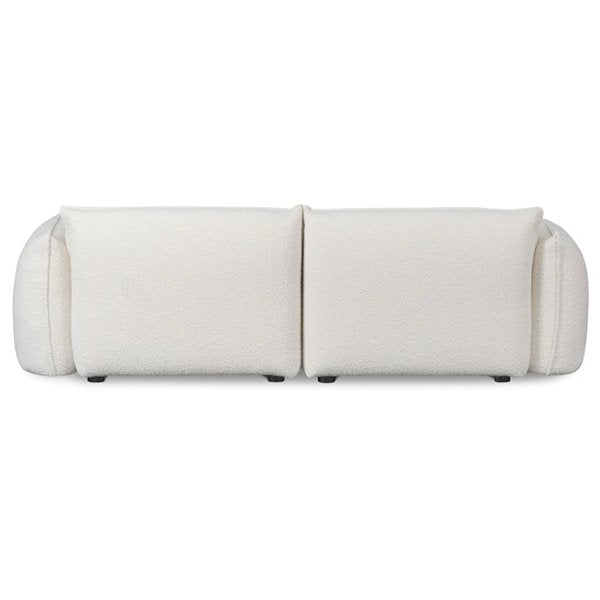 Ferrell 3 Seater Sofa - White Wash Boucle