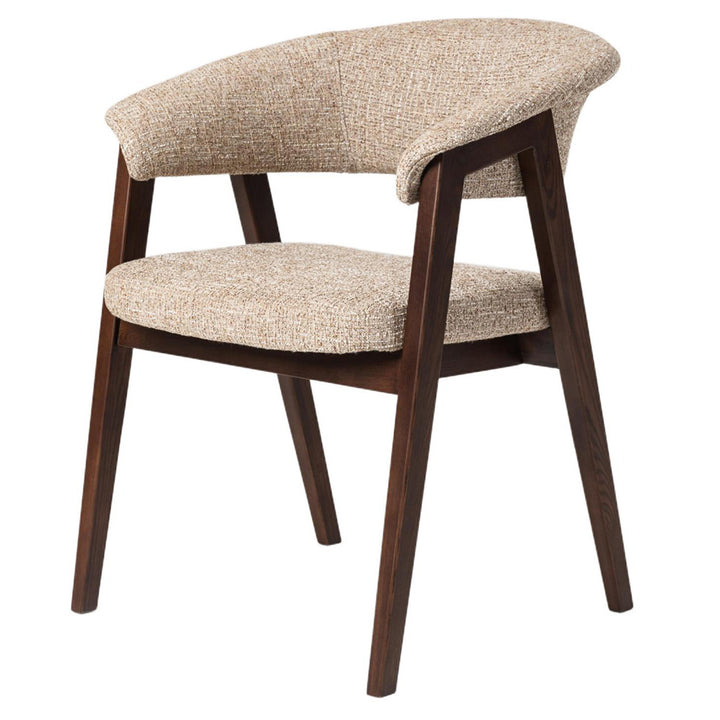 Fitzroy Set of 2 Dining Chair - Autumn + Walnut