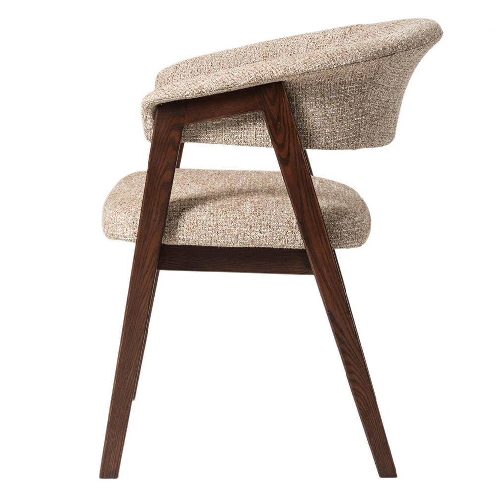 Fitzroy Set of 2 Dining Chair - Autumn + Walnut