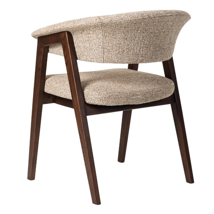 Fitzroy Set of 2 Dining Chair - Autumn + Walnut