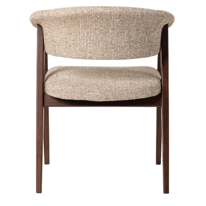 Fitzroy Set of 2 Dining Chair - Autumn + Walnut