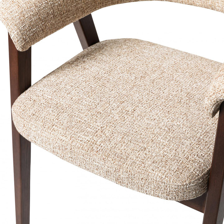 Fitzroy Set of 2 Dining Chair - Autumn + Walnut