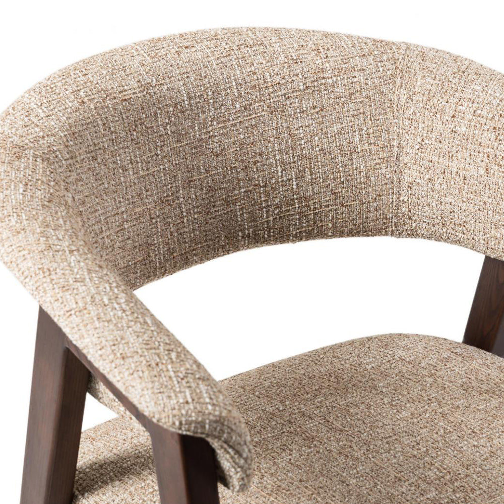 Fitzroy Set of 2 Dining Chair - Autumn + Walnut