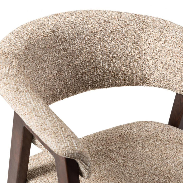 Fitzroy Set of 2 Dining Chair - Autumn + Walnut