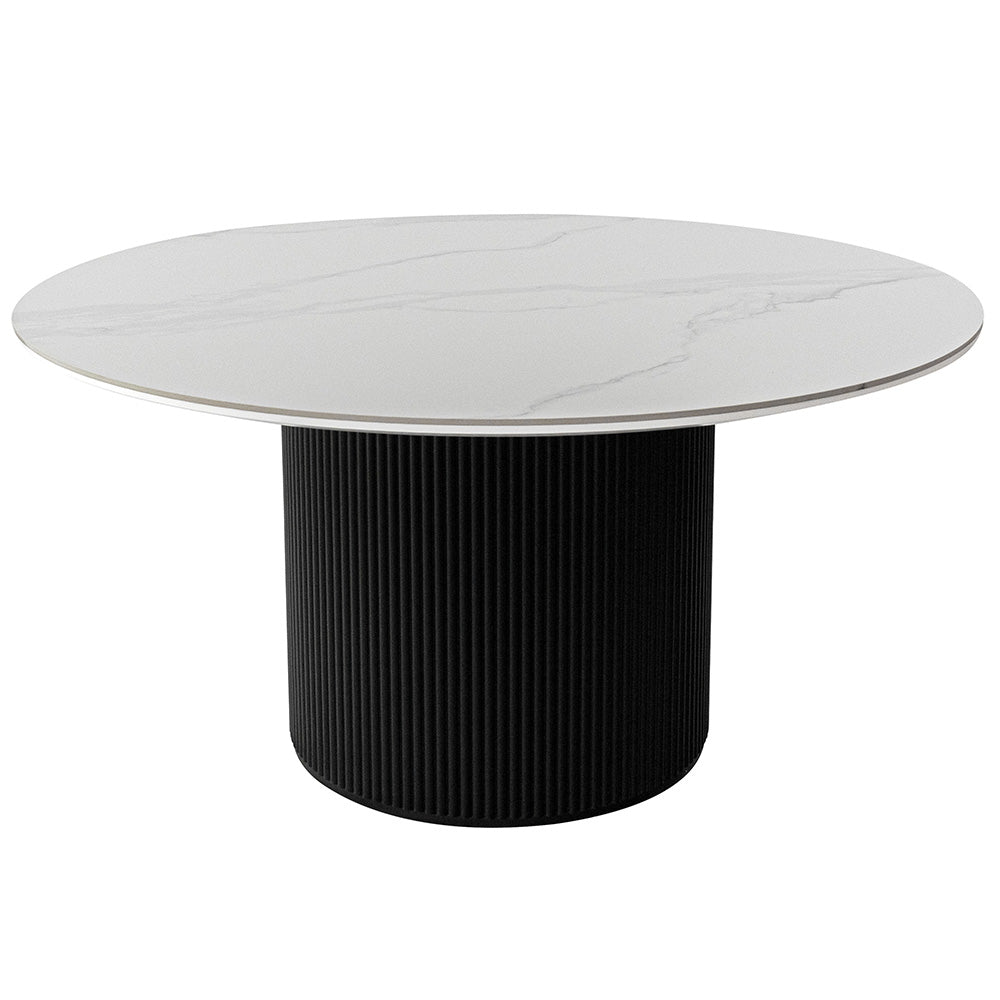 Flute Round Dining Table