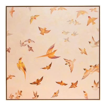 Fly By Oil On Canvas Painting