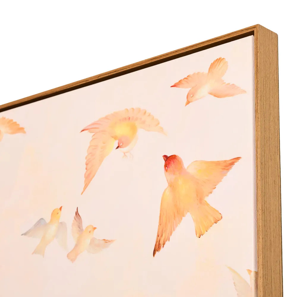 Fly By Oil On Canvas Painting