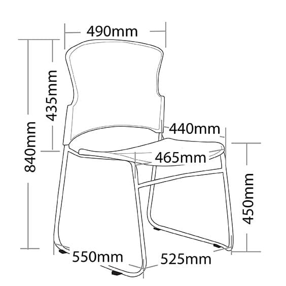 Focus Stacking Visitor Chair