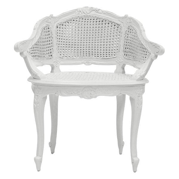 Marcella Bergere Chair - White