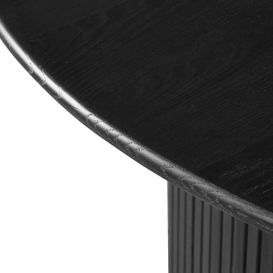 Gabino Round Dining Table - Black