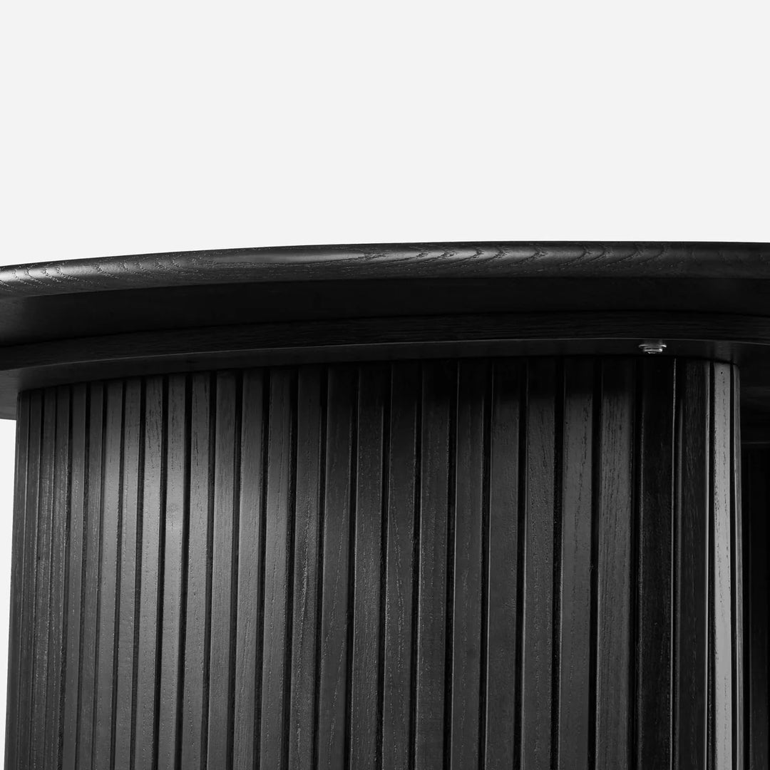 Gabino Round Dining Table - Black