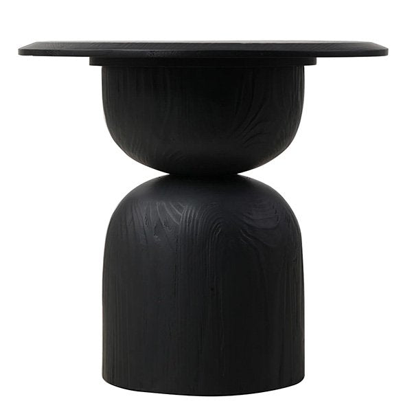 Gabriel Round Side Table - Full Black