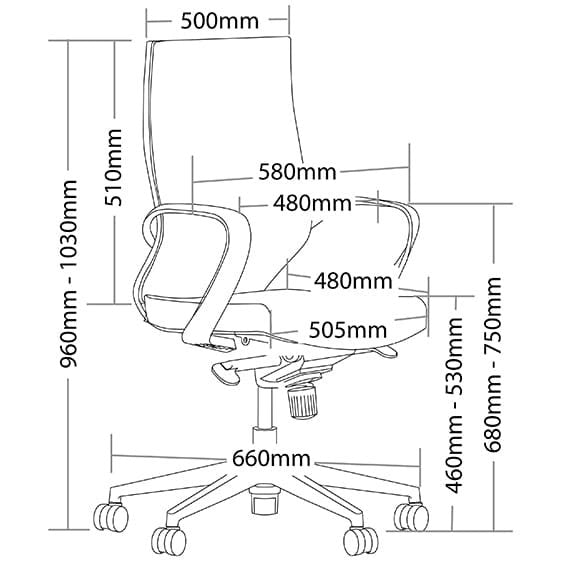 Gala Mesh Boardroom Office Chair