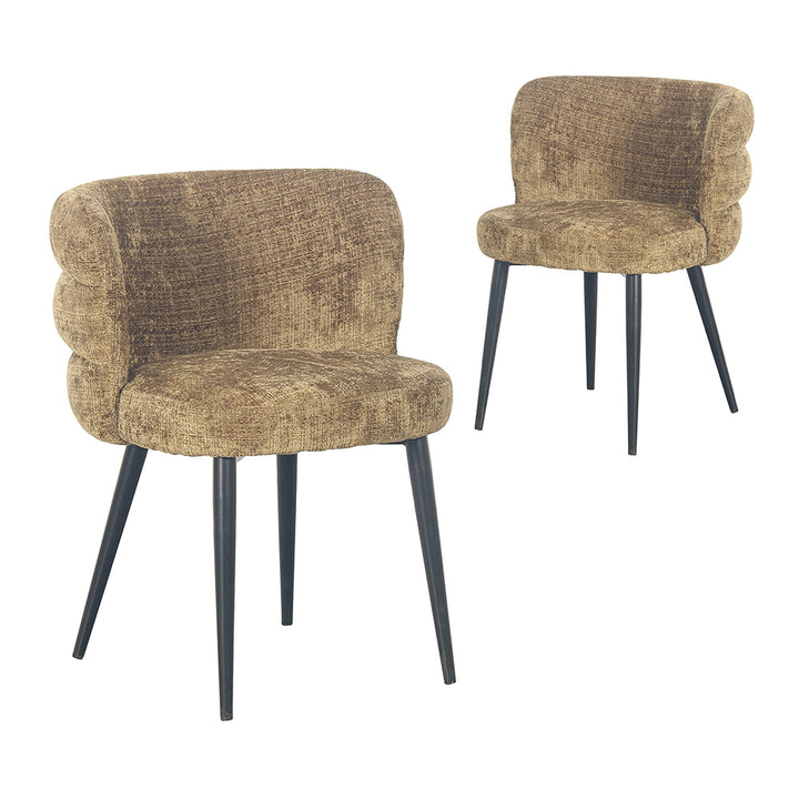 Galenholm Upholstered Dining Chairs (Set of 2) - Moss