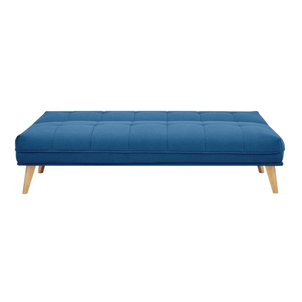 Mullen 2.5 Seater Fabric Click Clack Sofa Bed - Blue