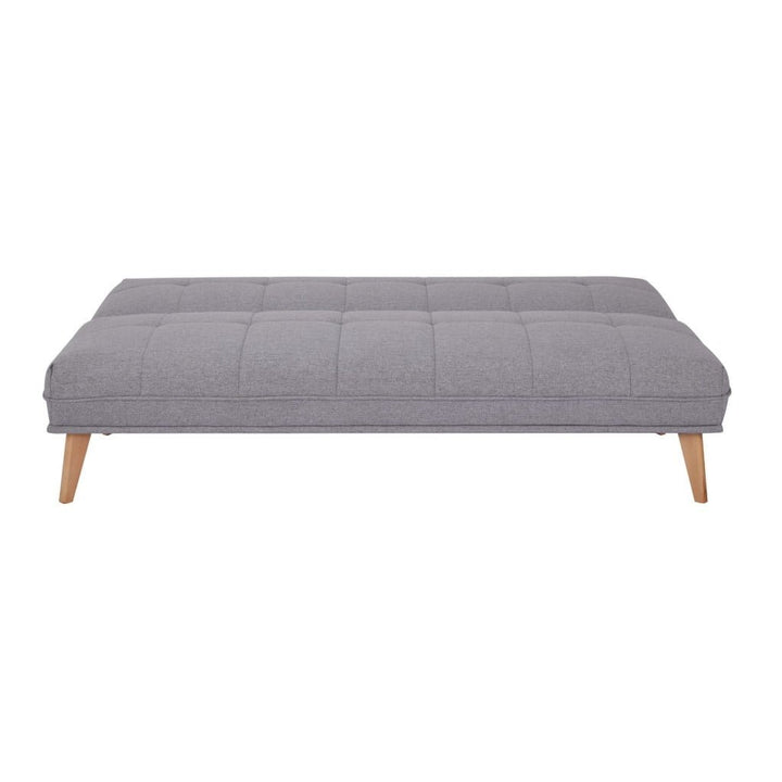 Mullen 2.5 Seater Fabric Click Clack Sofa Bed - Light Grey