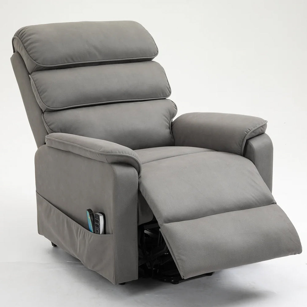 Georgia Triple Motor Fabric Recliner Lift Chair - Fossil