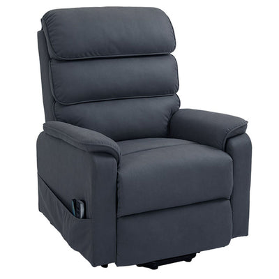 Georgia Triple Motor Fabric Recliner Lift Chair - Thunder