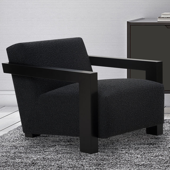 Cologne Armchair - Black Boucle