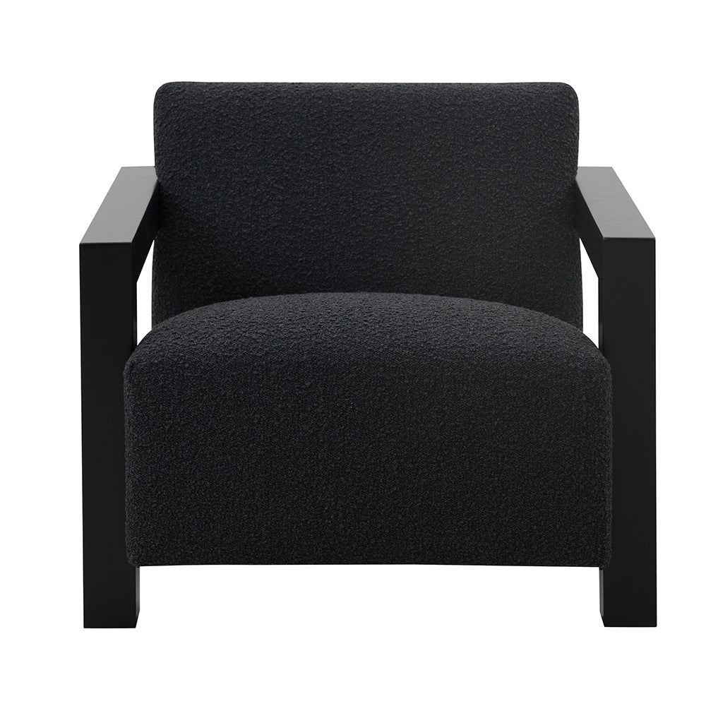 Cologne Armchair - Black Boucle