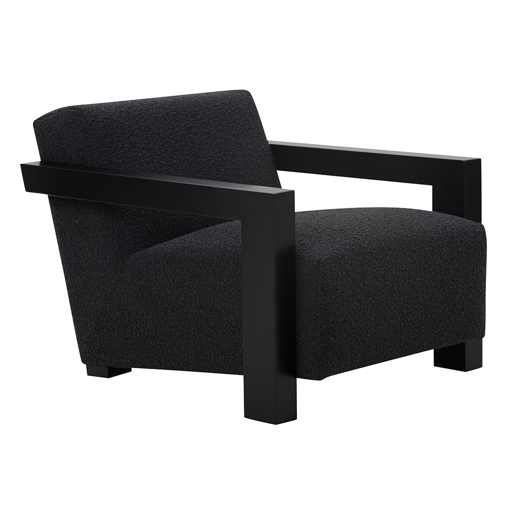 Cologne Armchair - Black Boucle