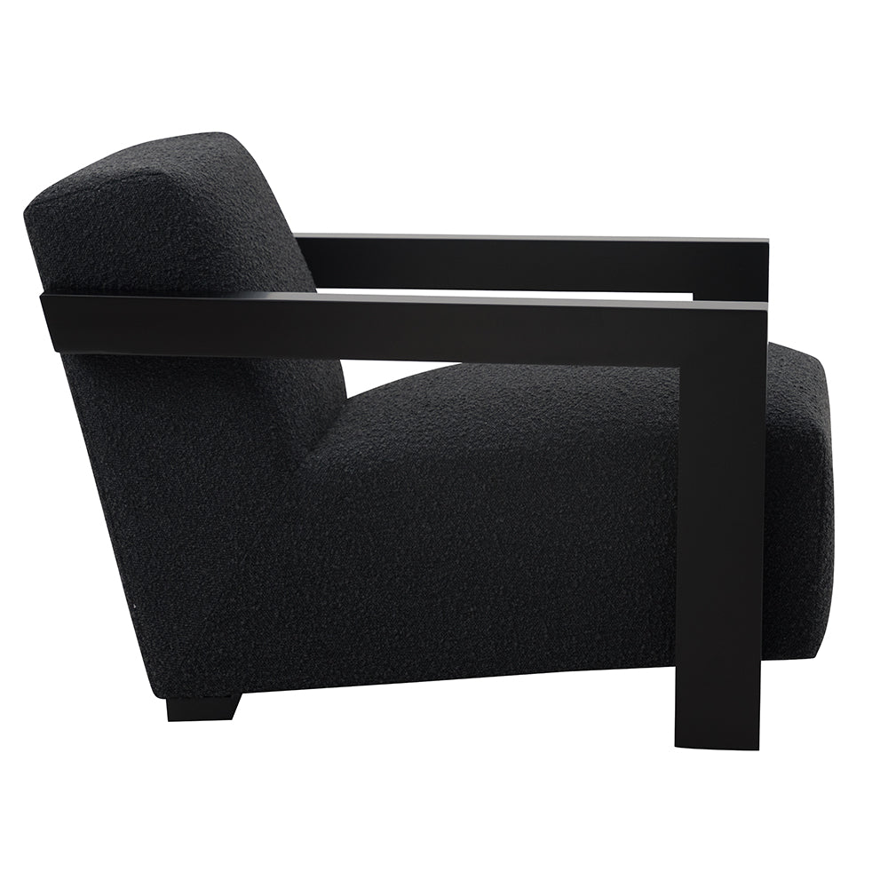Cologne Armchair - Black Boucle