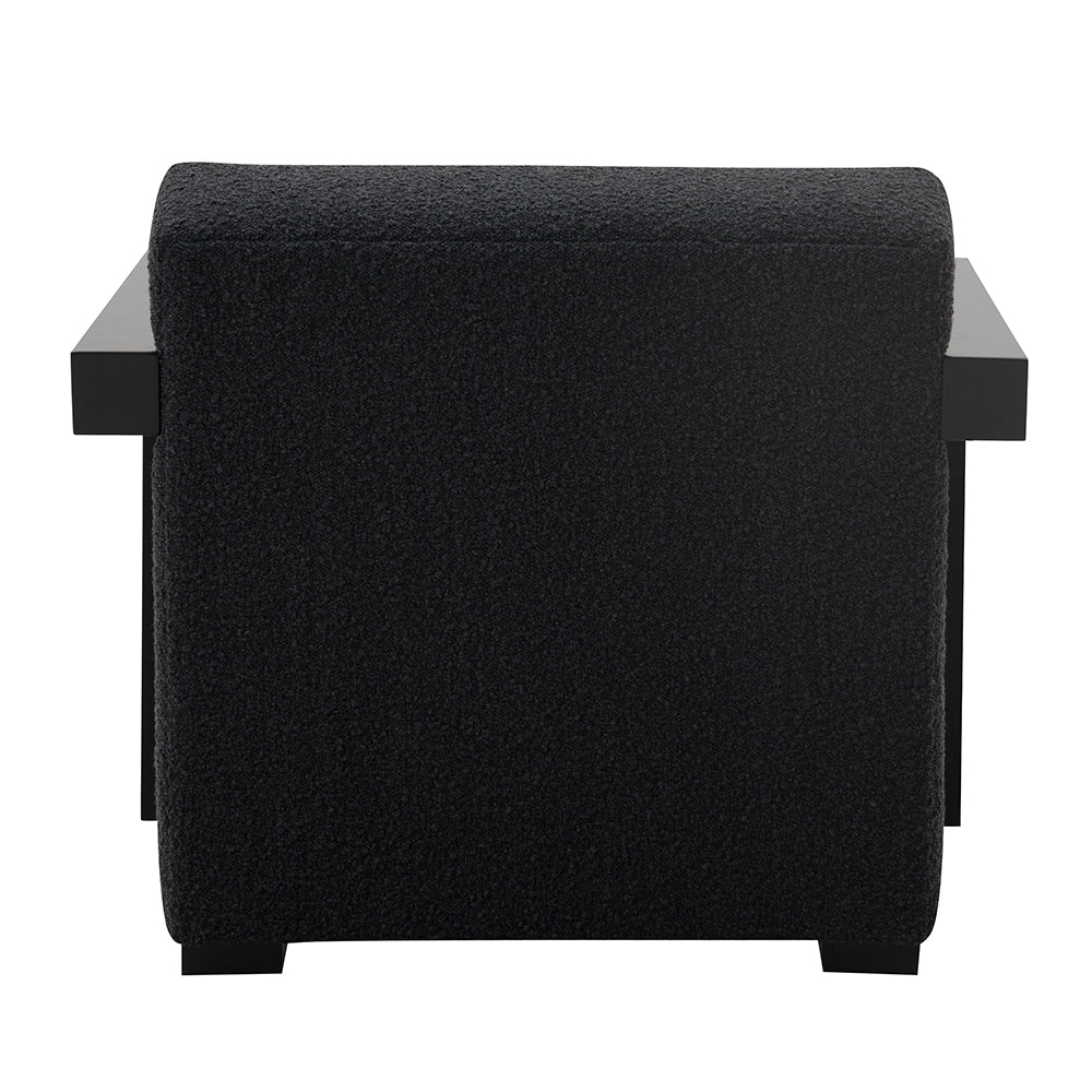 Cologne Armchair - Black Boucle