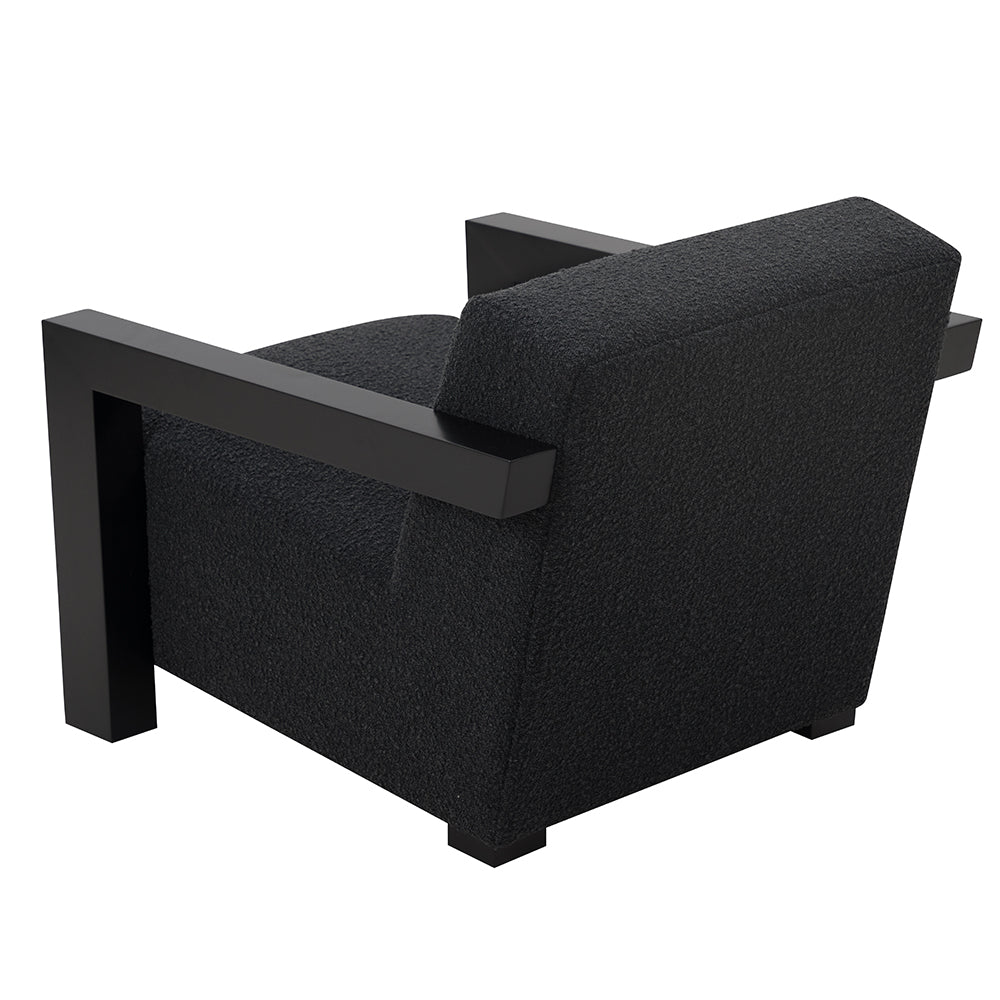 Cologne Armchair - Black Boucle