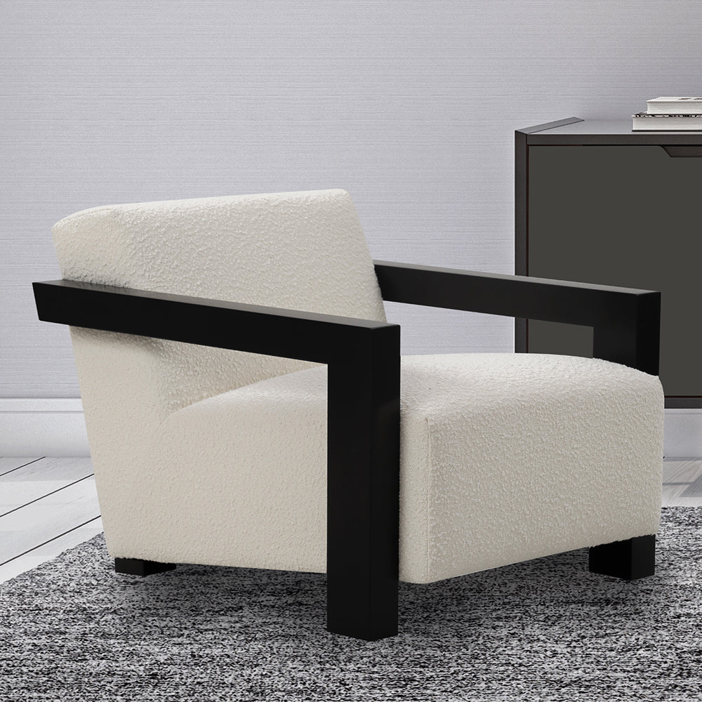 Giovanni Armchair - Ivory Boucle