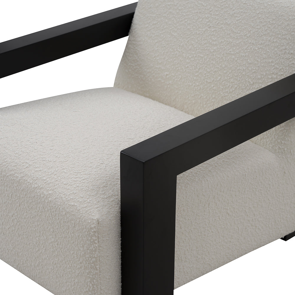 Giovanni Armchair - Ivory Boucle