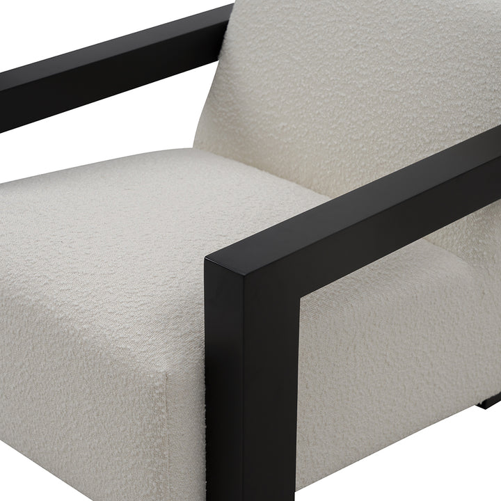 Giovanni Armchair - Ivory Boucle