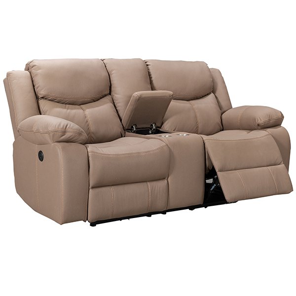 Gladwell 2 Seater Electric Recliner Sofa - Brown