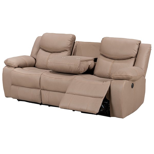 Gladwell 3 Seater Electric Recliner Sofa - Brown