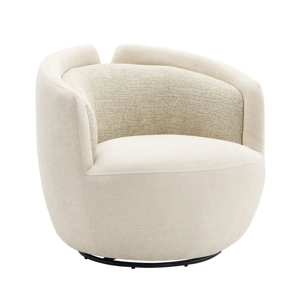 Glendale Swivel Chair - Cream