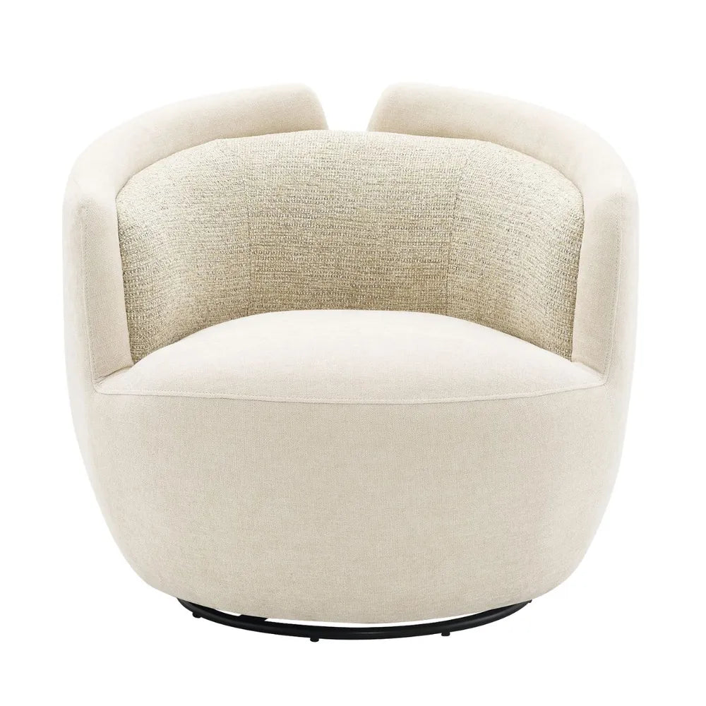 Glendale Swivel Chair - Cream