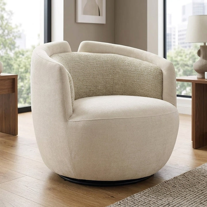 Glendale Swivel Chair - Cream