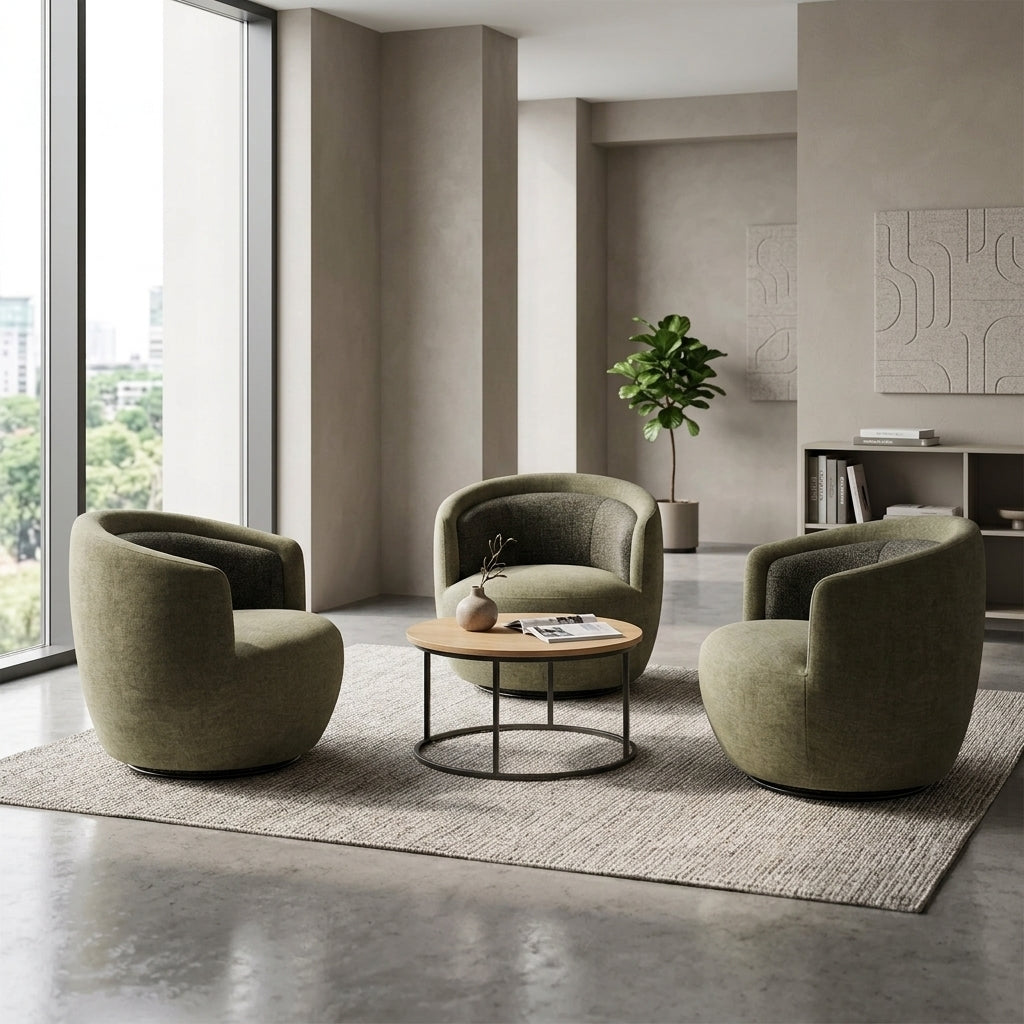 Glendale Swivel Chair - Fern