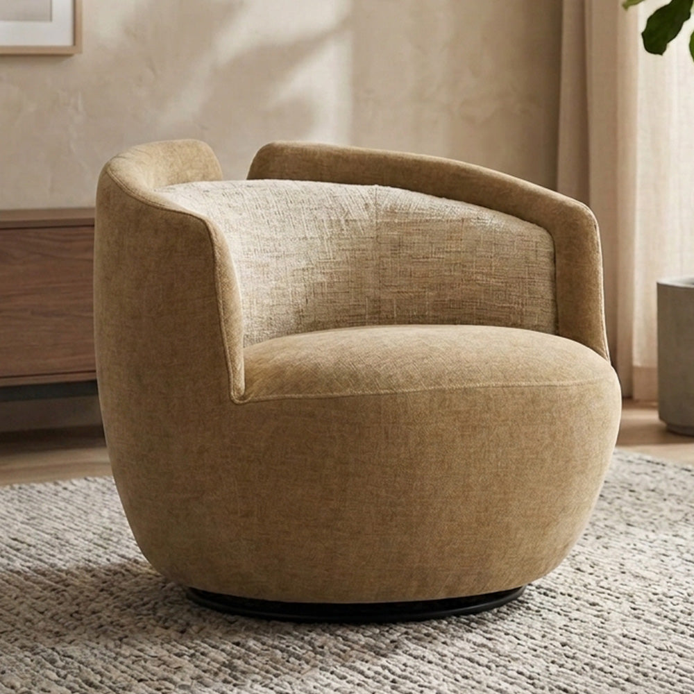 Glendale Swivel Chair - Oatmeal