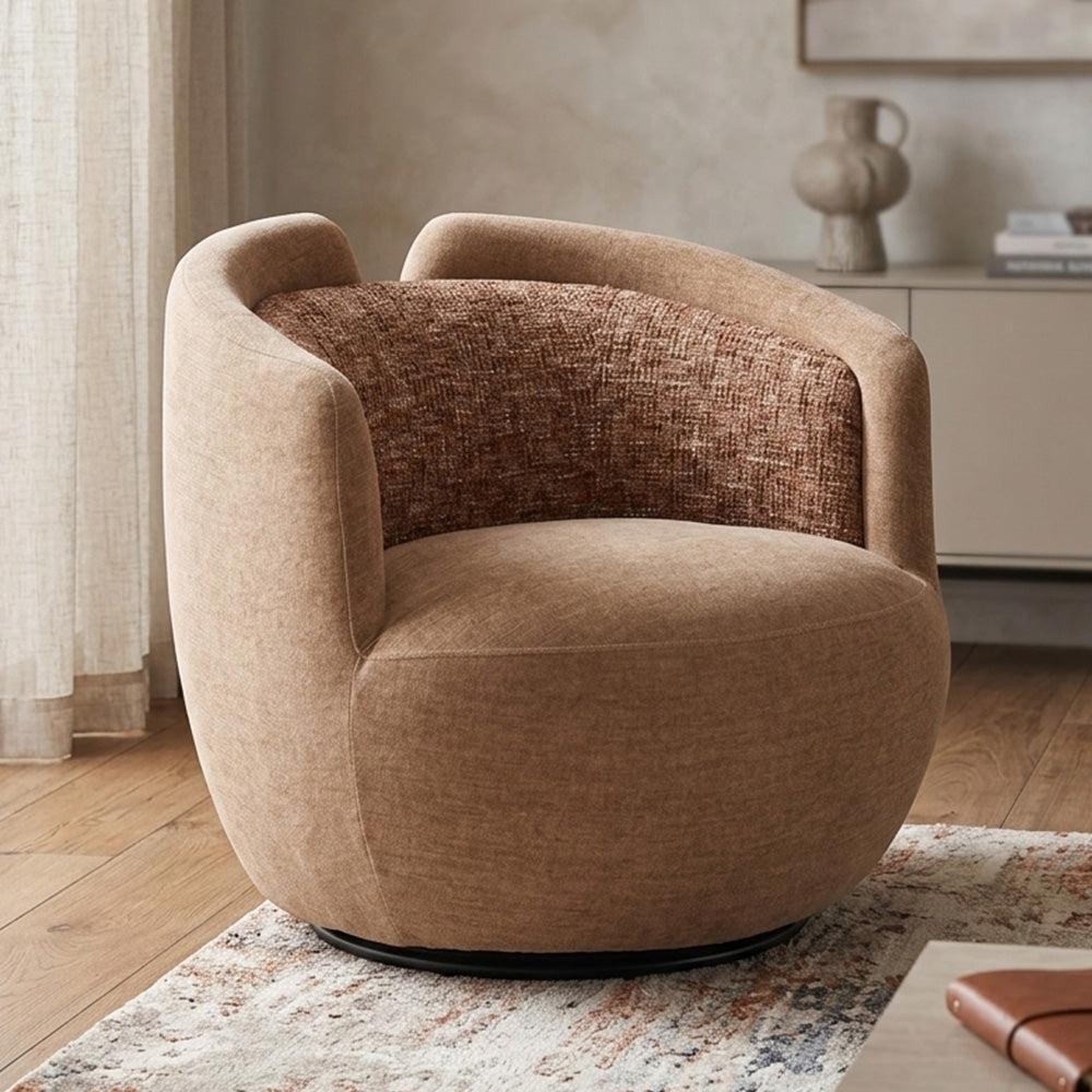 Glendale Swivel Chair - Suntan