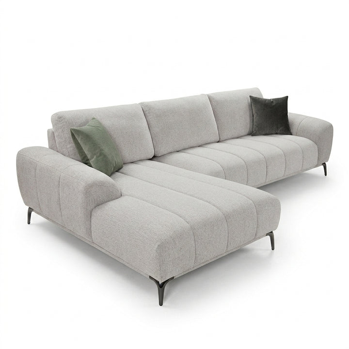 Goulburn Fabric Sofa with LHF Chaise