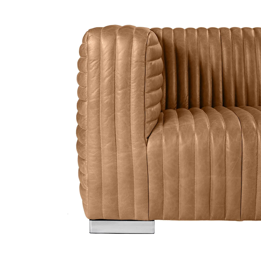 Light Brown 3 Seater Sofa