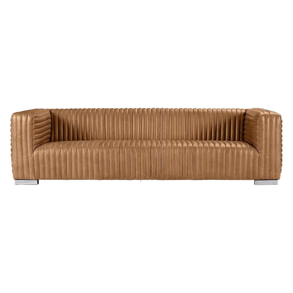 Gravenhurst 3 Seater Sofa - Brown Leather